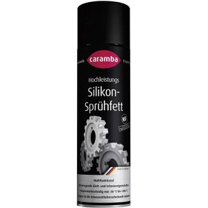 Caramba Mehrzweckfett Silikon-Sprühfett, 6074001, Spray, Hochleistungs, NSF H1 registriert, 500ml