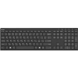 Yenkee Wireless keyboard YKB 2000 CSBK (US, Kabellos), Tastatur, Schwarz