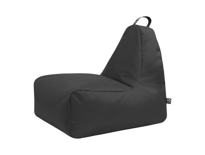 Sitzsack Kids Sit, Byyu, grau, Textil