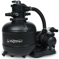 Miganeo Sandfilteranlage Dynamic 10.000 Pro | 370 mm Kessel | 10,0 m3/h Leistung