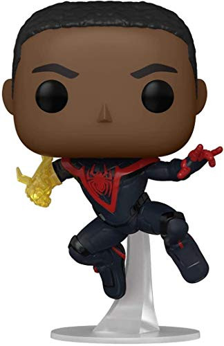 Funko Pop! Marvel Spider-Man Gamer Miles Morales Unmasked Chase Exclusive
