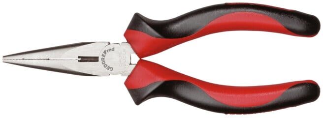 Gedore Pince plate ronde droite 160 mm, manche 2K ; Gedore Red (3301131)