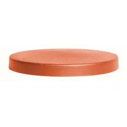 Prosperplast - Mobile Plattform für Pflanzen mit vier Rollen, rund, 29,2 x 29,2 x 4 cm in Terrakotta