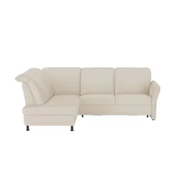 Polstermöbel Oelsa Ecksofa  Mallorca ¦ creme ¦ Maße (cm): B: 258 H: 92 T: 198.0