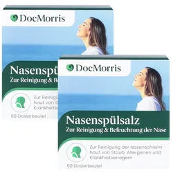 DocMorris Nasenspülsalz Doppelpack 2X60X2,95 g