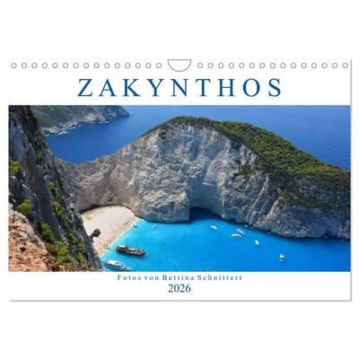 Zakynthos 2026 (Wandkalender 2026 DIN A4 quer), CALVENDO Monatskalender