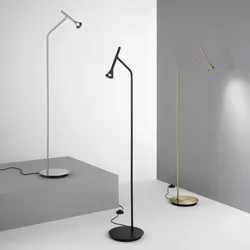 Ideal Lux 285337 LED-Stehleuchte Diesis Pt 1x7w | 660lm | 3000K - Kabelschalter, Nickel