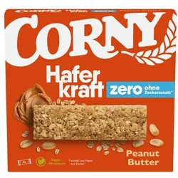 Corny 4er-Pack Hafer-Riegel »Haferkraft Peanut Butter« ohne Zuckerzusatz mehrfarbig