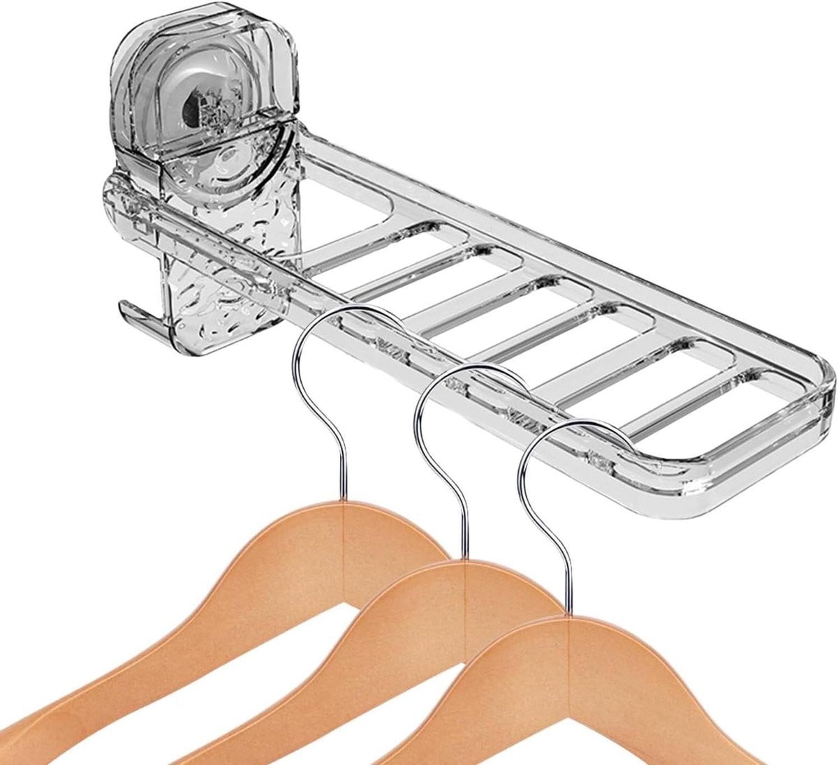 Opvouwbaar reis droogrek voor kleding - Transparant