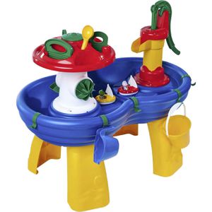 AquaPlay Wasserbahn 8700001595 Wassertisch, mit Schlauchanschluss, Spritzfunktion und Pumpe