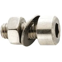 Fix-Nippel, Schrauben, Fix Nippel M5 X 16 Mm Inside Hexagon Screw 100 Units One Size (100 Schrauben pro Stück)