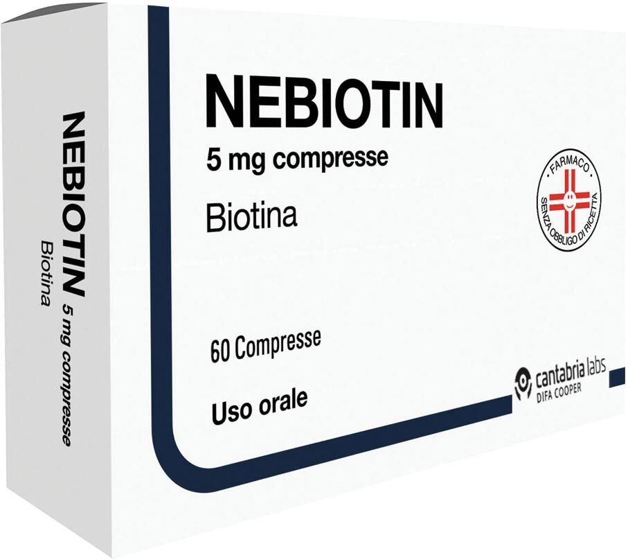 DIFA COOPER SpA Nebiotin 5 mg, 60 Compresse