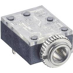 Lumberg 1503 09 Klinken-Steckverbinder 3.5 mm Buchse, Einbau horizontal Polzahl: 3 Stereo Schwarz 1 St.