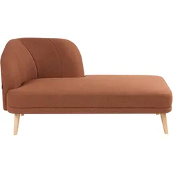 CHAISELONGUE-LINKSSEITIGE Stoff Goldbraun Tanlay
