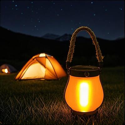 1 pc solar laternen outdoor solar wasserdicht hanf seil flamme lichter hängen camping lampe hof dekoration multifunktionale beleuchtung lampe