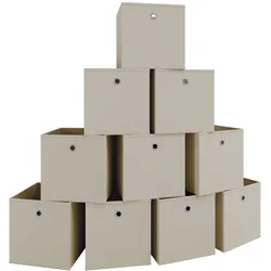 VCM 10er-Set Faltbox Klappbox BOXAS - B/H/T ca. 27.00x28.00x27.00