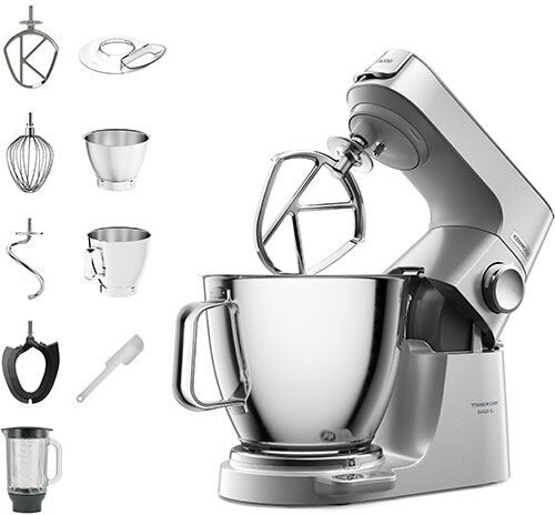 Kenwood Robot de Cozinha  Titanium Chef Baker XL KVL85.124SI - Prateado