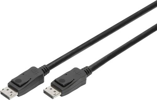 Digitus DisplayPort Anschlusskabel DisplayPort Stecker, DisplayPort Stecker 5.00m Schwarz AK-340106-050-S vergoldete