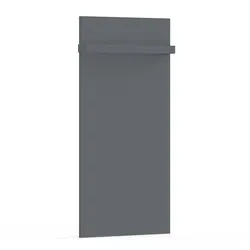 ETHERMA Bad-Infrarotheizung LAVA BATH 3.0 PURE (LAVABATH3-PURE-500-NA), Metall grau, 62x124.5cm, 500W, 230V