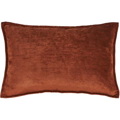 Dekokissen DONE. "Fame", orange (rust, meliert), B:40cm H:1cm L:60cm, Polyester, Dekokissen_Sitzkissen_Kissenhüllen, Hohe Lichtreflektion