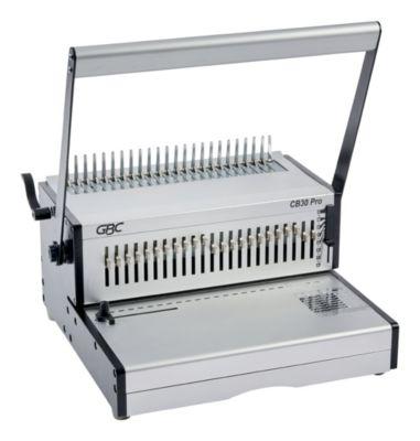 GBC CombBind CB30 Pro – Bindegerät, 500 Blatt, 30 Blatt Stanzleistung, A4, 51 mm Rücken, Schnittgutbehälter