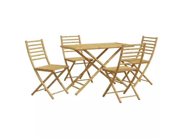 VidaXL - Garten essgruppe bambus, One Size, Braun