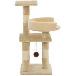 vidaXL Zapenum (65 cm, Beige), Katzenbaum