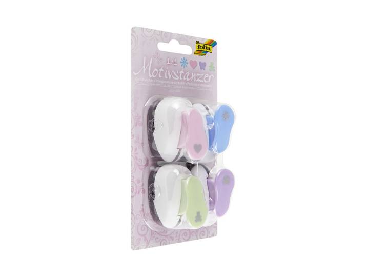 Folia Motivstanzer-Set Mini 4 Stück