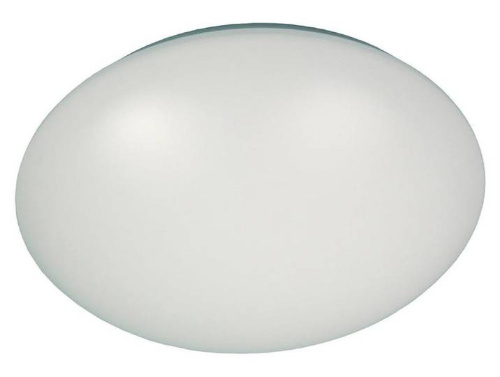 Niermann Leuchten Plafonnier plastique - Dimensions : 36 cm x 36 cm x 9\,5 cm - Couleur : blanc opale ; 68036