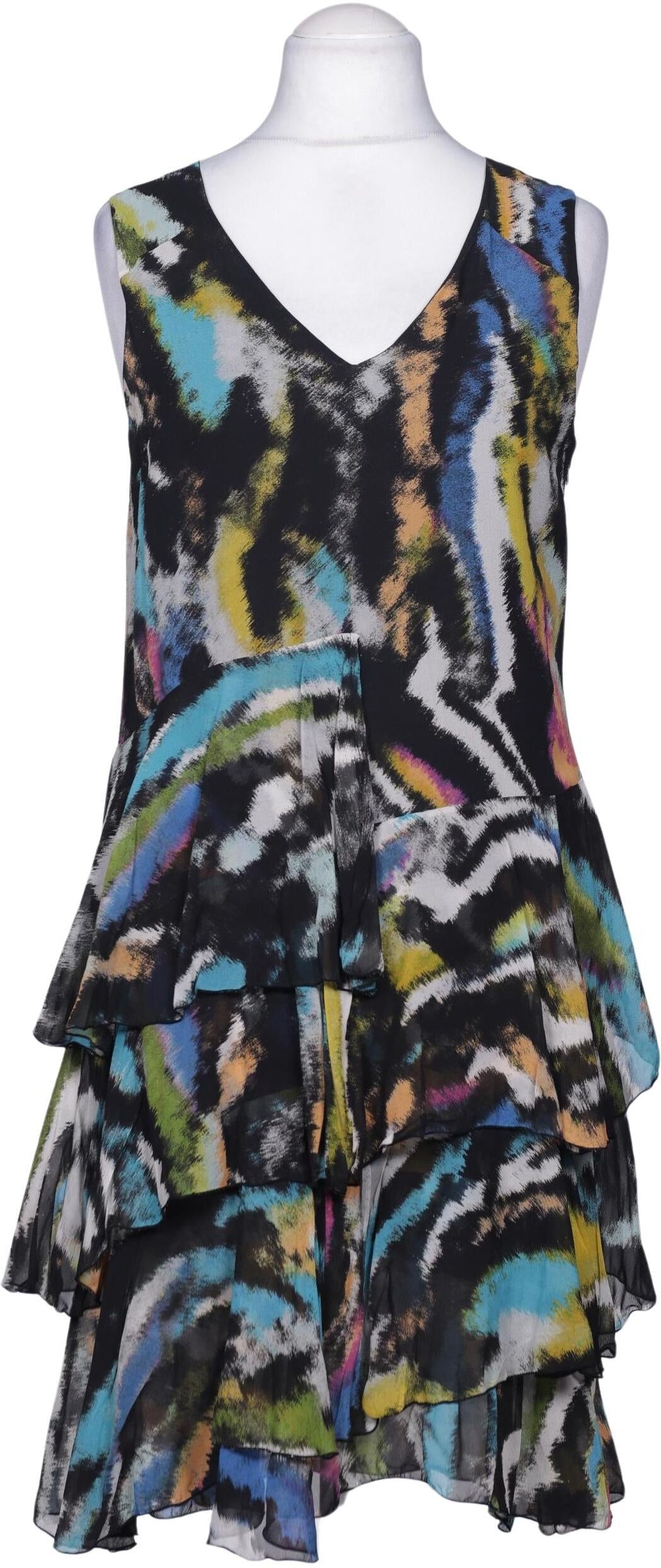 H&M x Matthew Williamson Damen Kleid, Mehrfarbig, Gr. EU 40, Seide / Synthetik - Second Hand