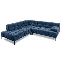 designwerk Ecksofa Liam Stoff Blu