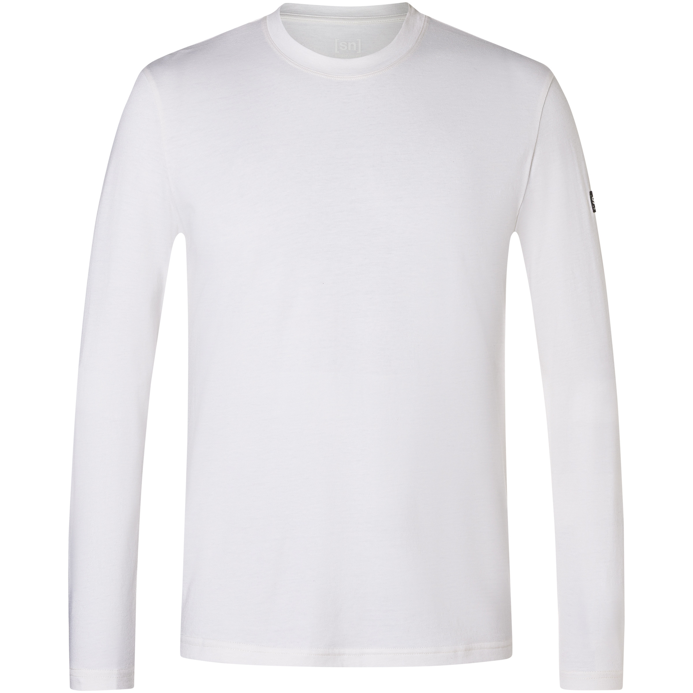 Super.Natural Casual Cotton Herren Longsleeves weiss Größe M Lifestyle Hautfreundlich Merinowolle | Primaloft
