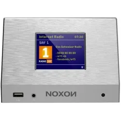 Noxon A120+ (Radio Tuner), HiFi Komponente, Grau, Schwarz, Silber