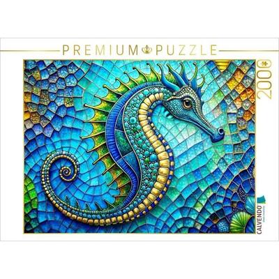 CALVENDO Puzzle Seepferdchen | 2000 Teile Lege-Größe 90x67cm Foto-Puzzle für glückliche Stunden