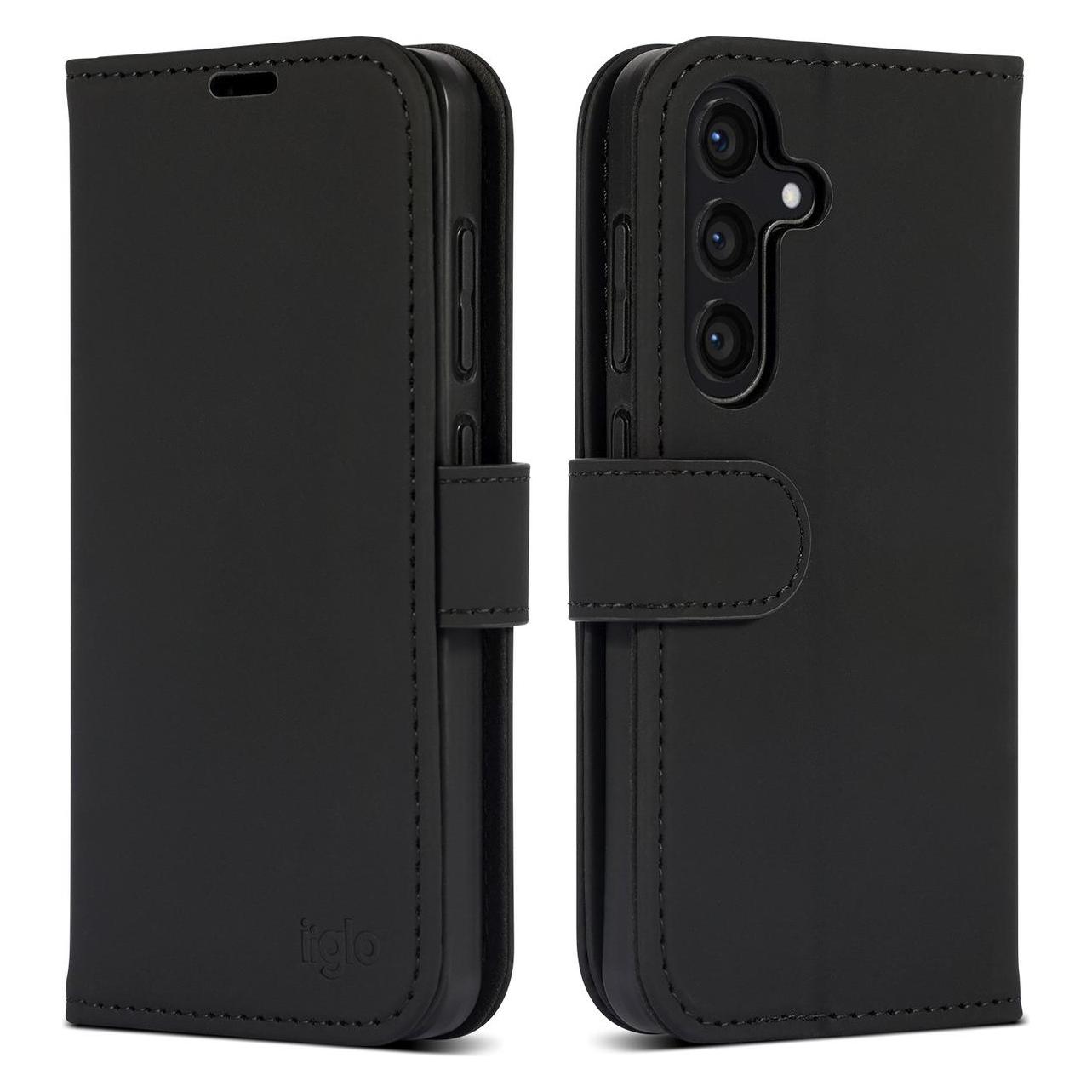 Iiglo Galaxy S24 Wallet Cover (sort) (Samsung Galaxy S24) (II-S24-WCASE)
