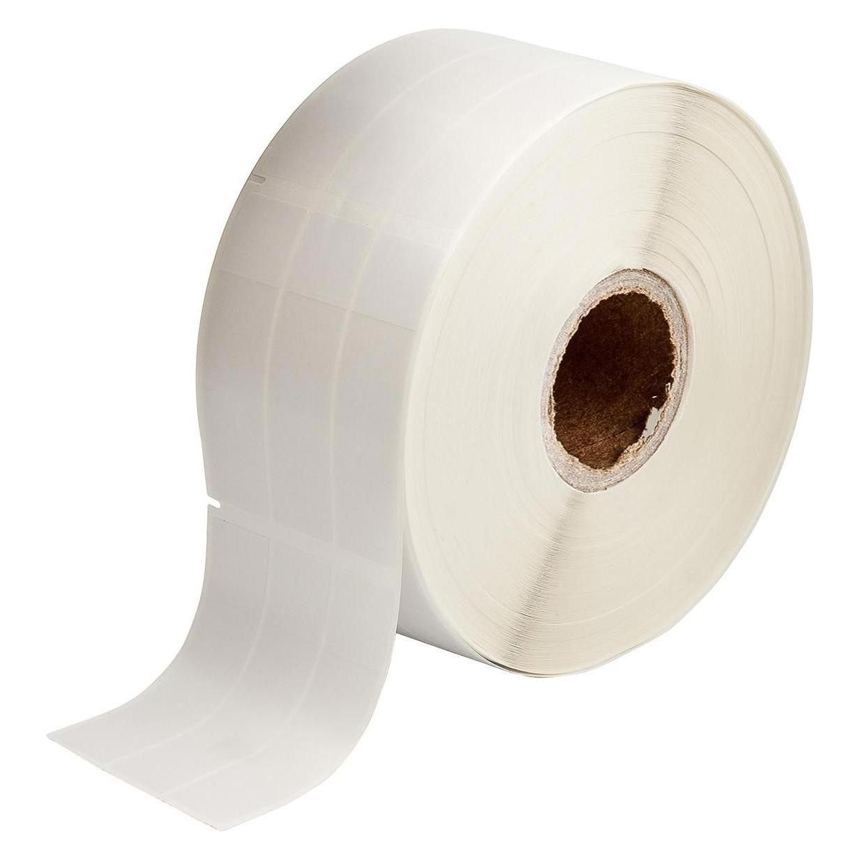 Brady BPT-612-461, selbstlaminierender Polyester, Weiss/Transparent, 15.24 x 25.40(66.68) mm, perma (15.24 mm) (BPT-612-461)
