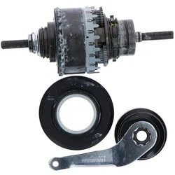 Shimano, Zubehör Antriebstechnik, Getriebeeinheit für SG-C6061-8CD 187 mm Achslänge inkl. Bremsarm und Staubkappe