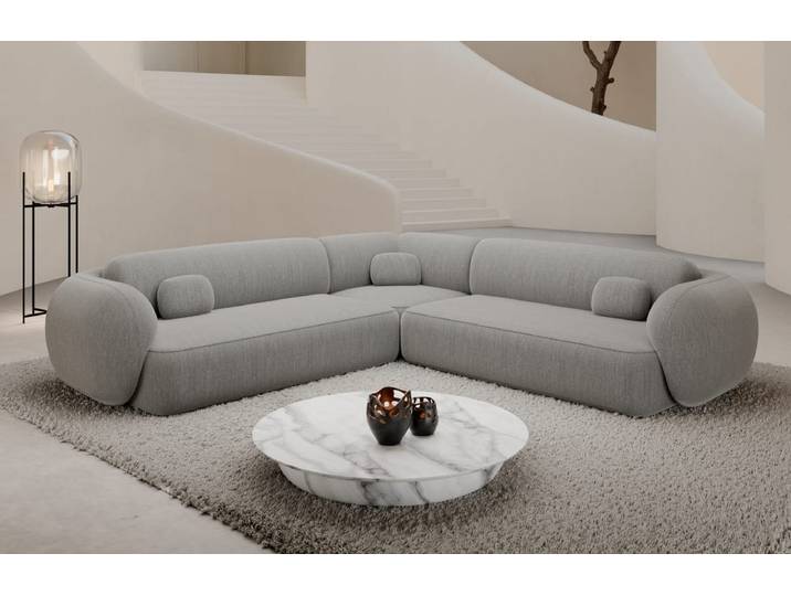 Couch Altea L-Form in Stoff