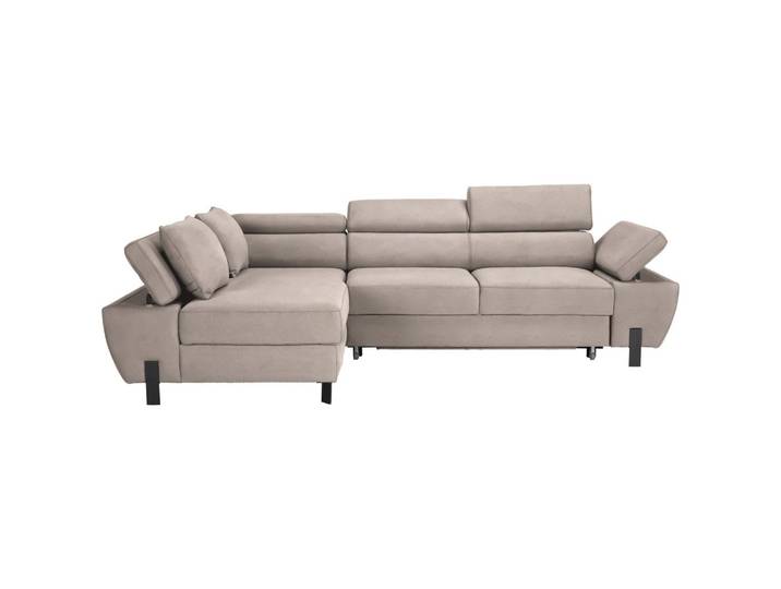 Wohnlandschaft Molina Mini in Beige Webstoff