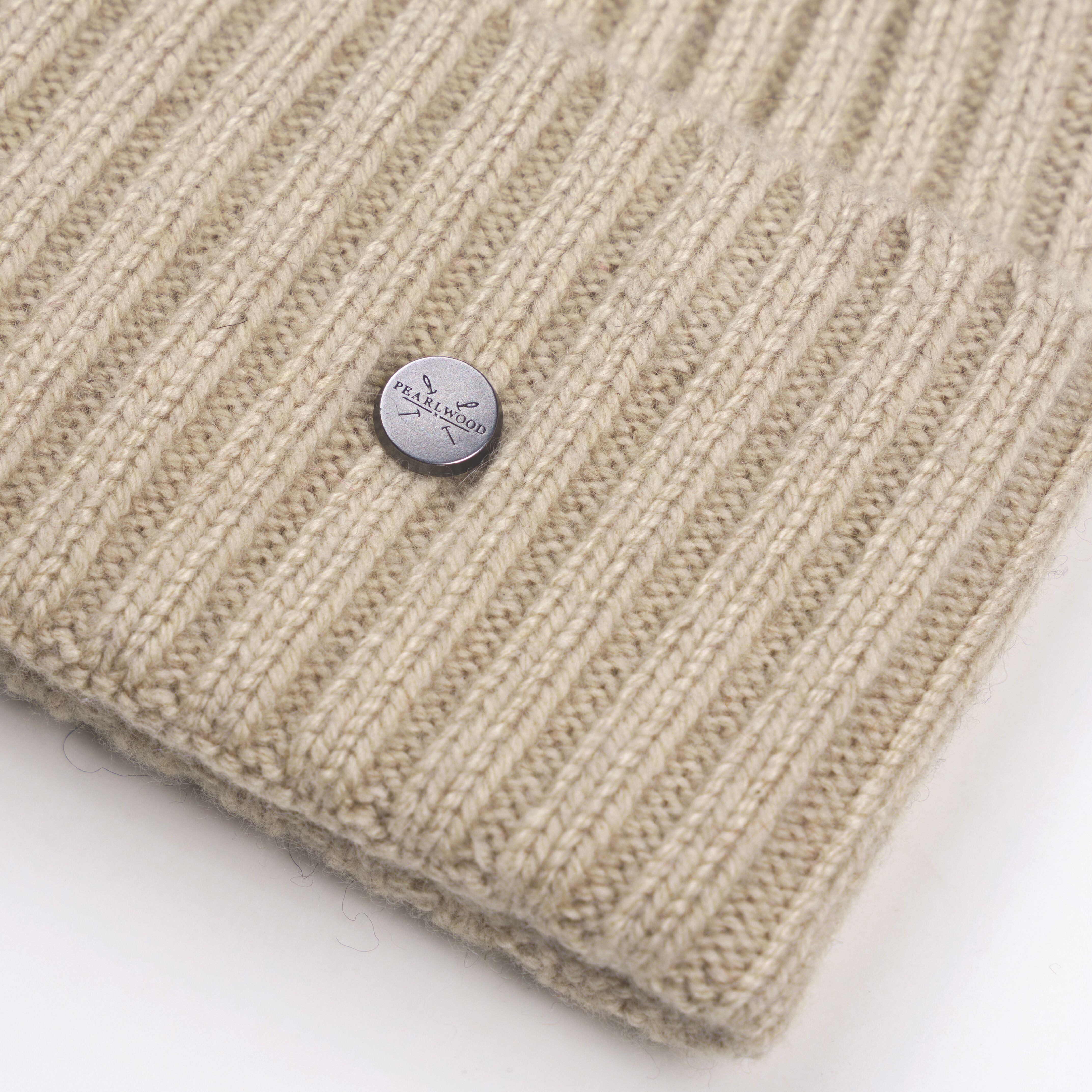 Strickmütze PEARLWOOD "STEN", Herren, sand, Materialmix, Mützen Strickmütze, sportive und moderne Passform sand Einheitsgröße