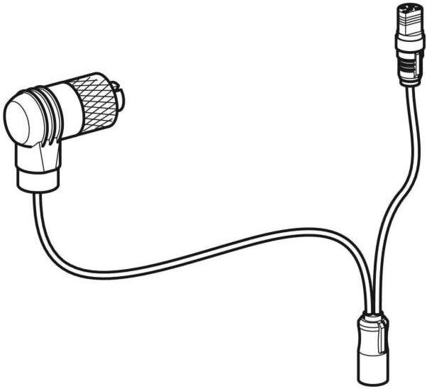 Geberit Verbindungskabel 244948001 intern, für Volumenstromsensor, Kabel/Stecker schwarz