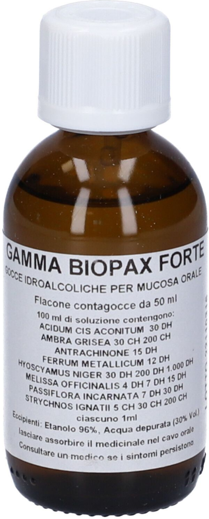 OTI Srl Gamma Biopax Forte Gocce, Oti, Medicinale Omeopatico, 50ml, Rimedi Naturali per il Benessere