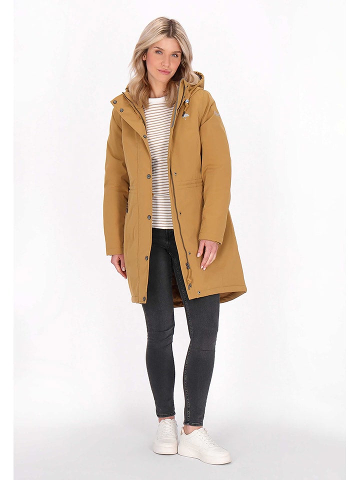 Schmuddelwedda Parka in Hellbraun - S