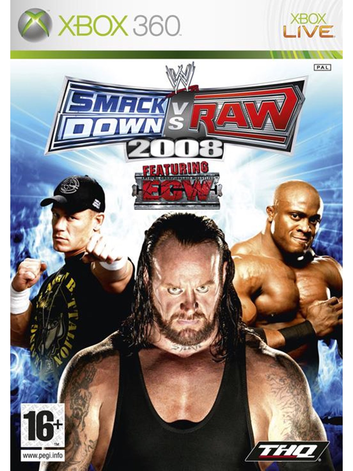 WWE SmackDown! vs. RAW 2008 - Microsoft Xbox 360 - Sport - PEGI 16