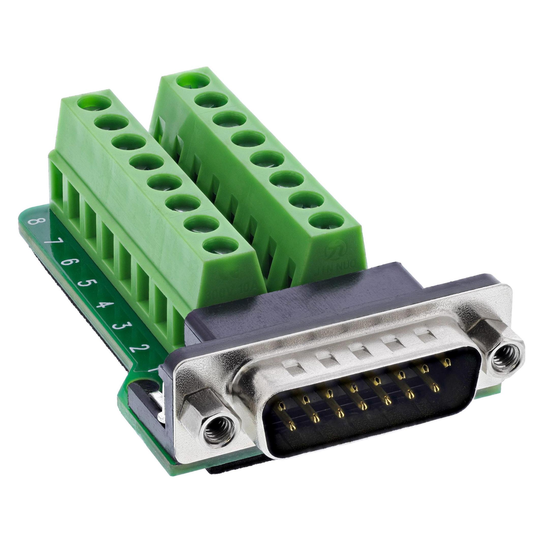 InLine D-Sub 15 Terminalblock (92502B)