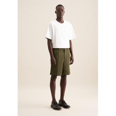 Shorts SEIDENSTICKER "Schwarze Rose", Herren, Gr. 48, Normalgrößen, grün (olive), 97% Baumwolle, 3% Elasthan, unifarben, Hosen Shorts