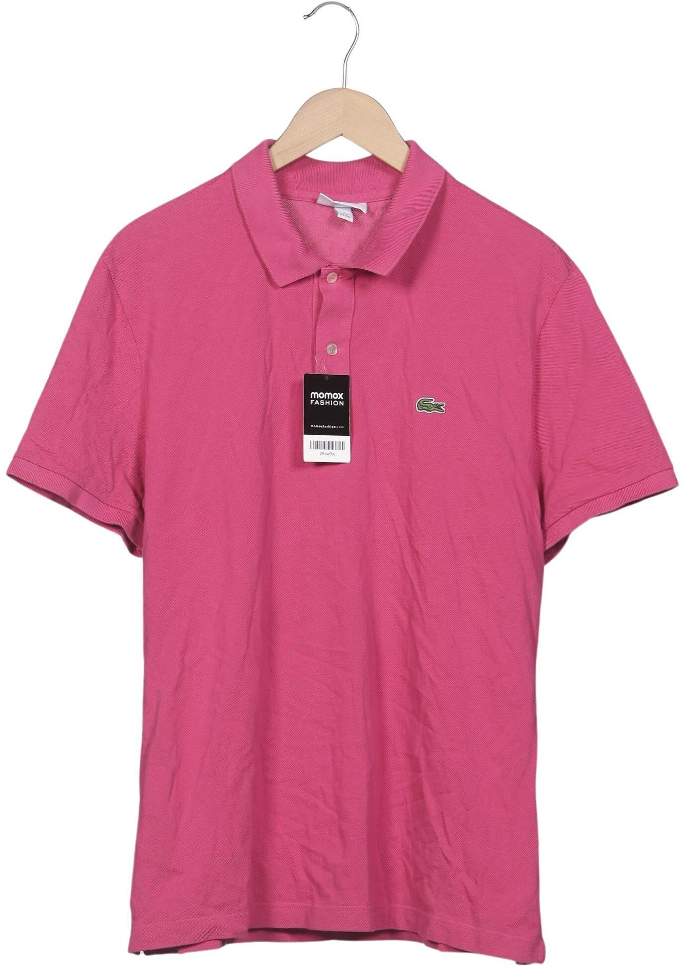 Lacoste Herren Poloshirt, Pink, Gr. XXL (Lacoste 7), Baumwolle - Second Hand