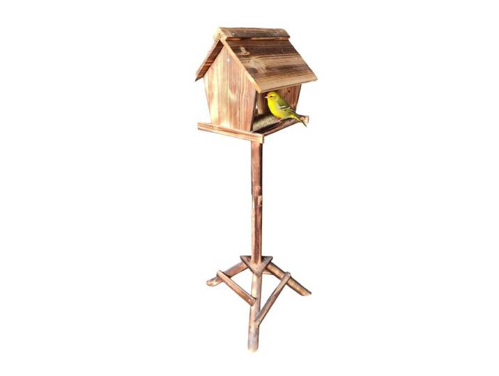 Relaxdays Vogelfutterhaus aus Tannenholz