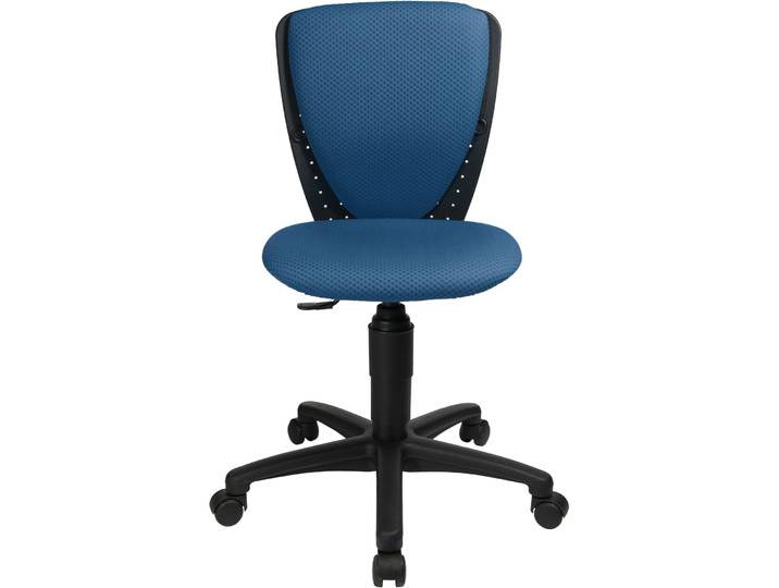 Bürostuhl Laria blau Stoff H 81 cm - Bürostuhl