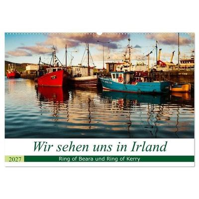 Wir sehen uns in Irland - Ring of Beara und Ring of Kerry (Wandkalender 2027 DIN A2 quer), CALVENDO Monatskalender